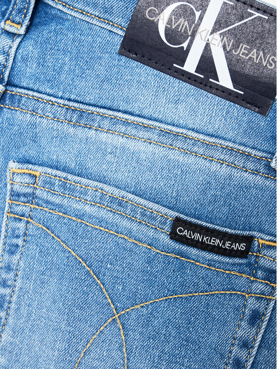 Calvin Klein Jeans Calvin Klein Jeans Blugi Essential IB0IB00742 Albastru Slim Fit