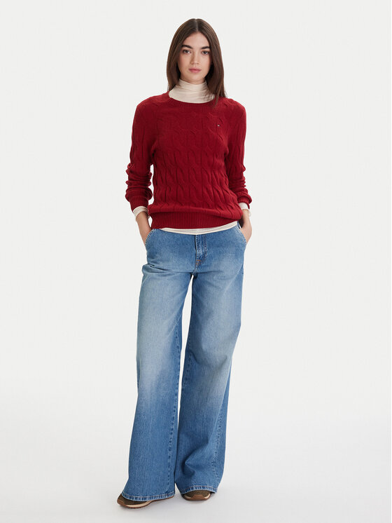 Tommy Hilfiger Tommy Hilfiger Maglione WW0WW43586 Rosso Regular Fit