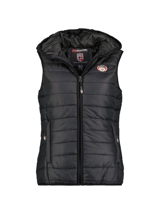 Geographical Norway Geographical Norway Bezrękawnik WW2008E/GNO-Black Czarny Regular Fit