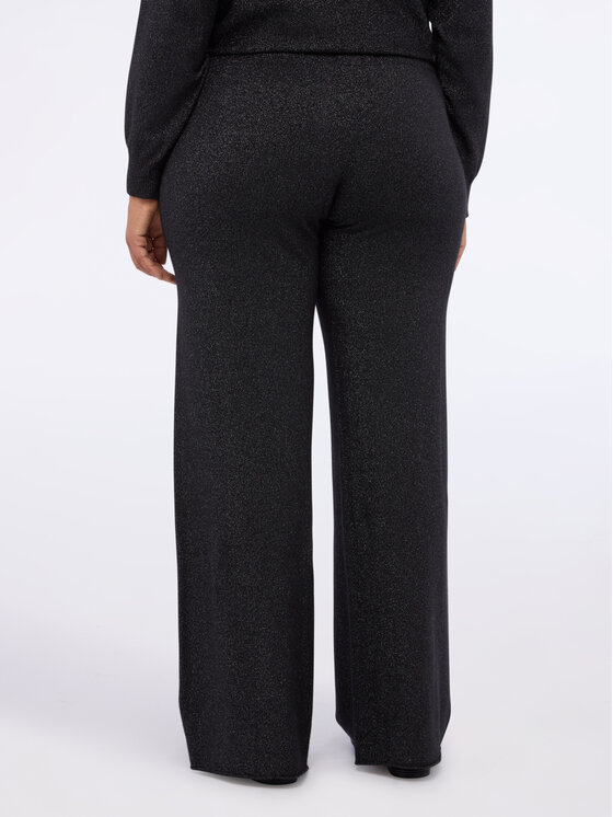 Fiorella Rubino Fiorella Rubino Pantaloni di tessuto P601E000060N033 Nero Regular Fit