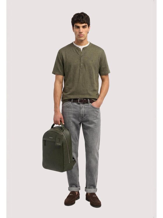 Trussardi Trussardi T-shirt G0978000280N035 Verde Regular Fit
