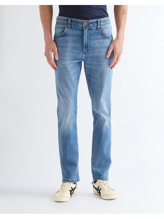Wrangler Wrangler Jeansy LARSTON Niebieski Slim Fit