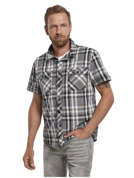 Brandit Brandit Koszula 4012 Czarny Regular Fit
