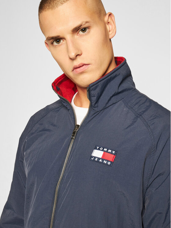Tommy Jeans Bomberjacke Tjm Reversiblle Plaid DM0DM08425 Dunkelblau Regular  Fit • Modivo.de