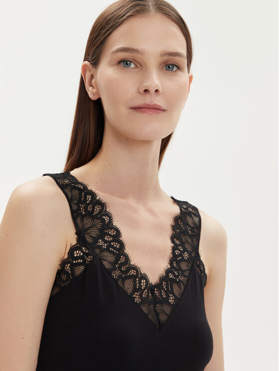 Morgan Morgan Top 212-DNANA Schwarz Regular Fit