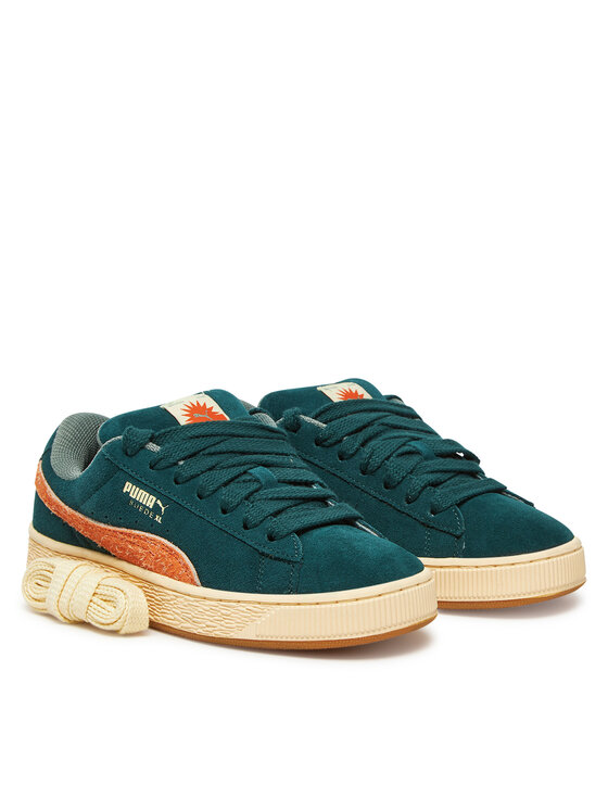 Puma Puma Sneakersy Suede XL 402246 02 Zielony