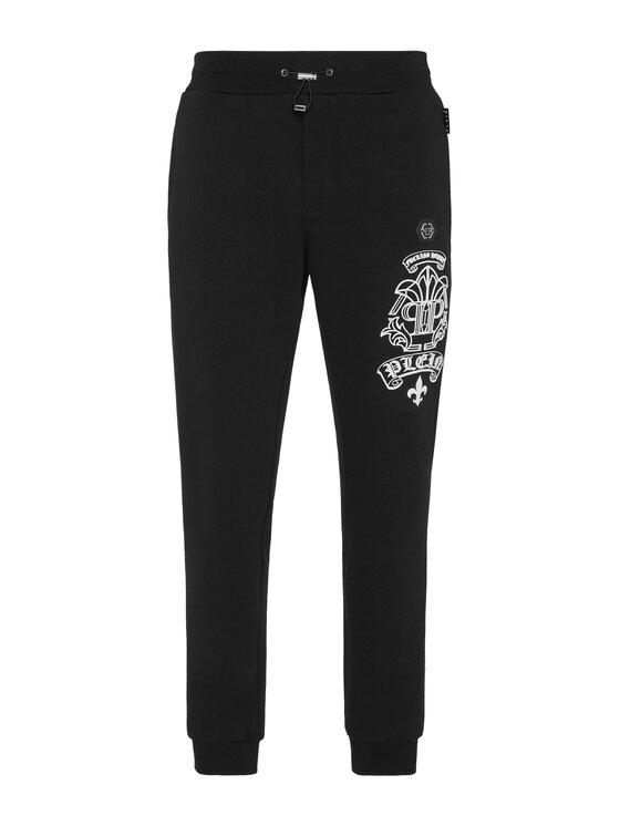 PHILIPP PLEIN PHILIPP PLEIN Spodnie dresowe 24325 Czarny Jogger Fit