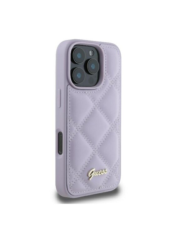 Guess Guess Etui na telefon iPhone 16 Pro Fioletowy