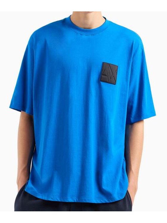 Armani Exchange Armani Exchange T-Shirt 6DZTJGZ J8EZ 15DS Niebieski Regular Fit