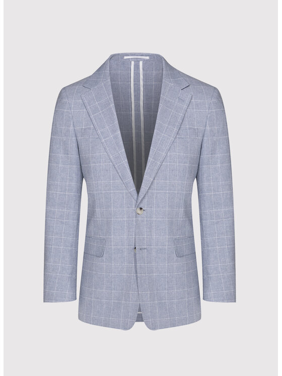 Pako Lorente Pako Lorente Marynarka P26SF-3X-023 Niebieski Slim Fit