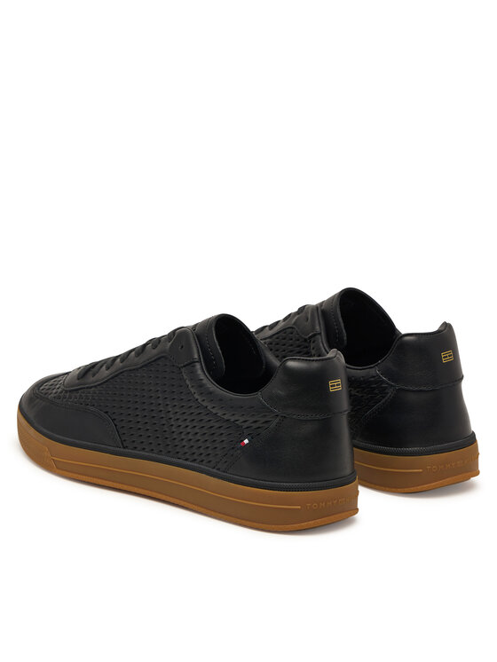 Tommy Hilfiger Tommy Hilfiger Laisvalaikio batai Lo Lux Cut Out FM0FM05926 Juoda