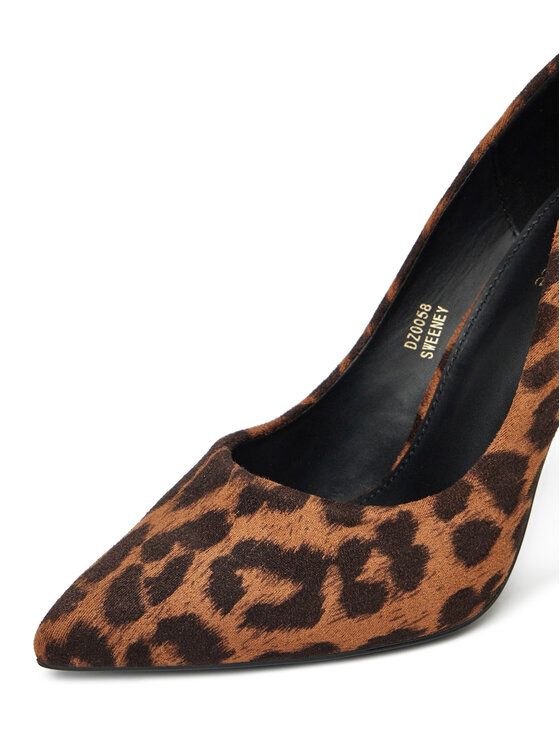 DeeZee DeeZee Pantofi cu toc subțire DZ0058 Maro