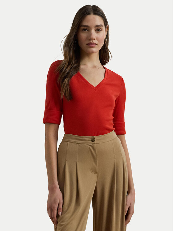 LAUREN RALPH LAUREN LAUREN RALPH LAUREN Halenka 200815843008 Červená Slim Fit