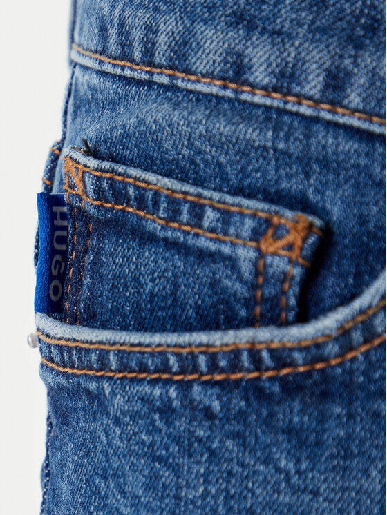 HUGO HUGO Blugi Gamera_B 50541565 Albastru Slim Fit