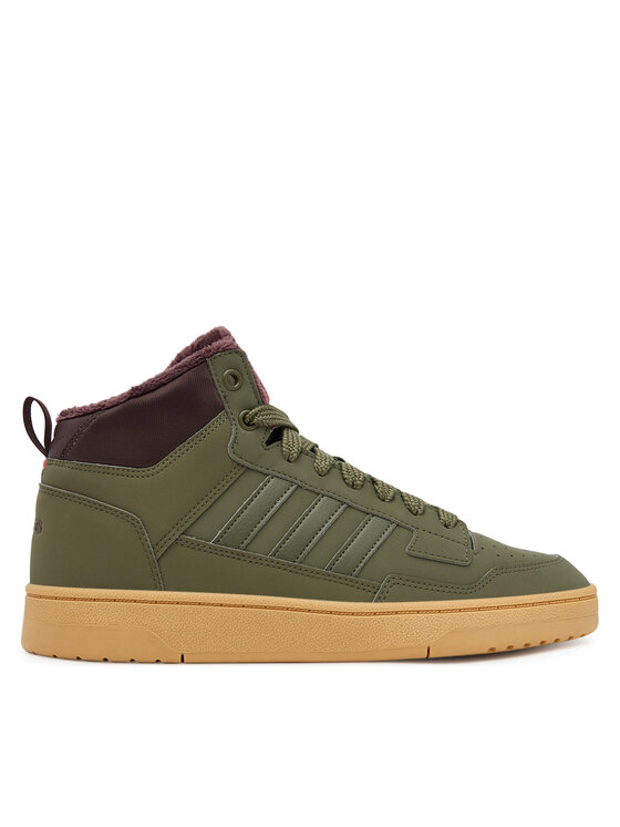 adidas adidas Sneakersy Rapid Court Mid Winterized JR0184 Zielony