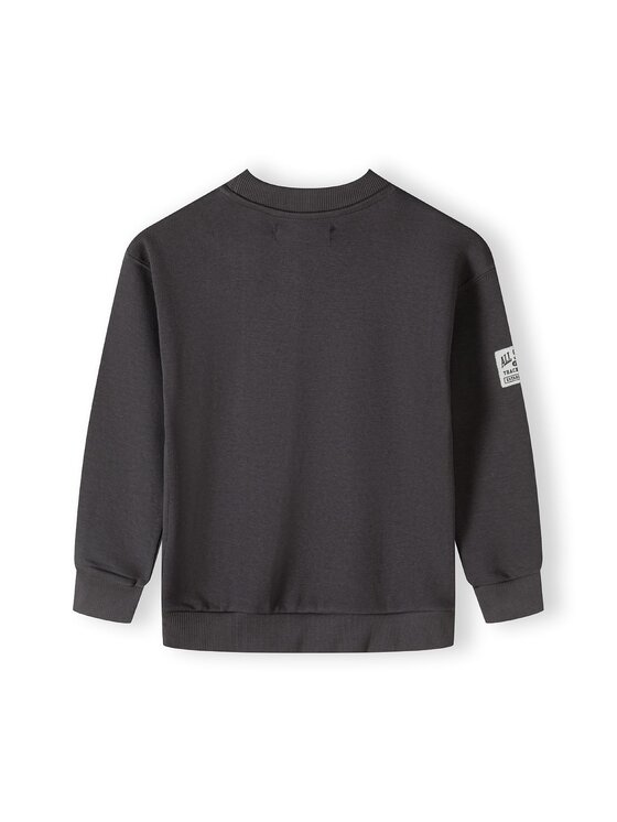 MINOTI MINOTI Bluza 23fleece67 Szary Regular Fit