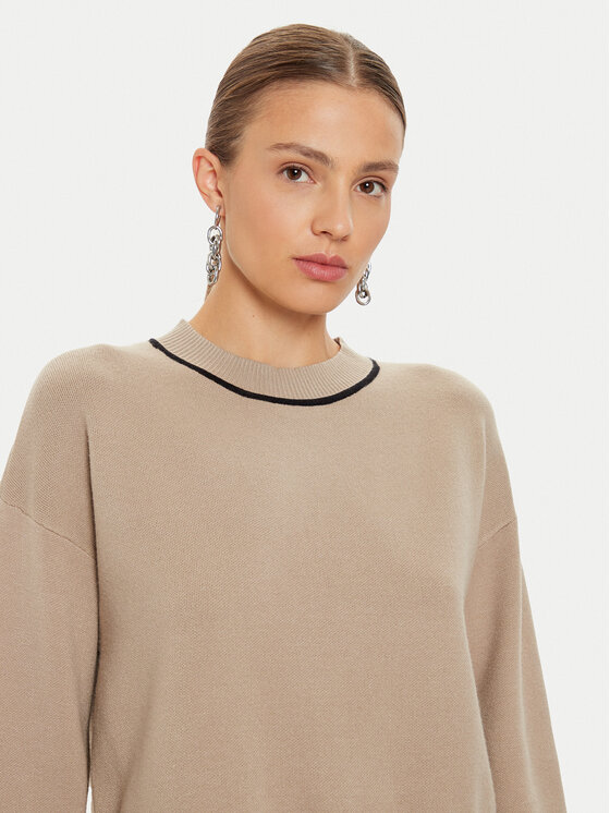 Vero Moda Vero Moda Džemper Saba 10318077 Bež Regular Fit