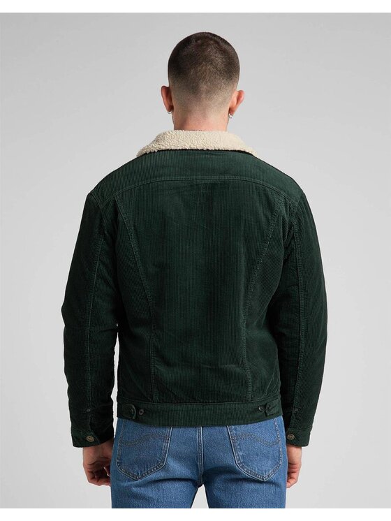 Lee Lee Kurtka zimowa SHERPA JACKET Zielony Regular Fit