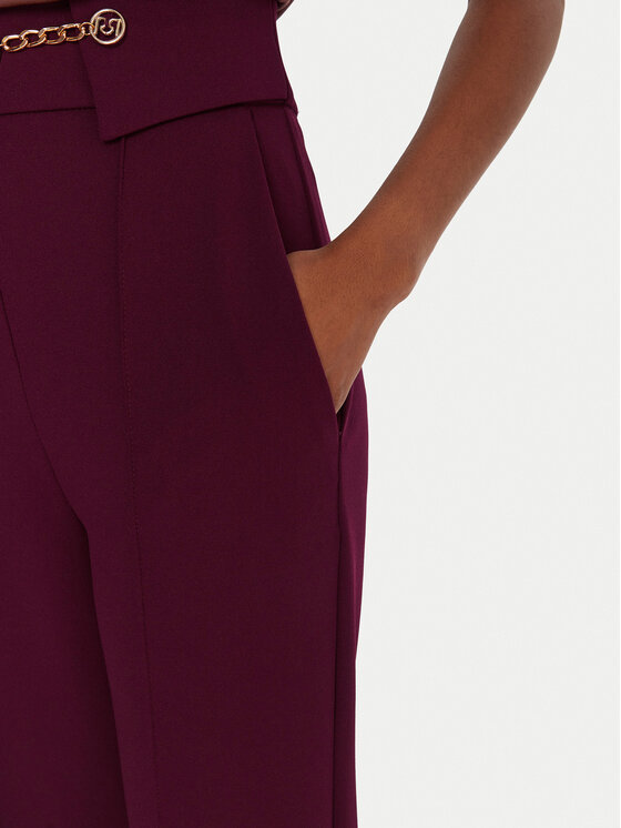 Rinascimento Rinascimento Stoffhose CFC0126219003 Dunkelrot Regular Fit