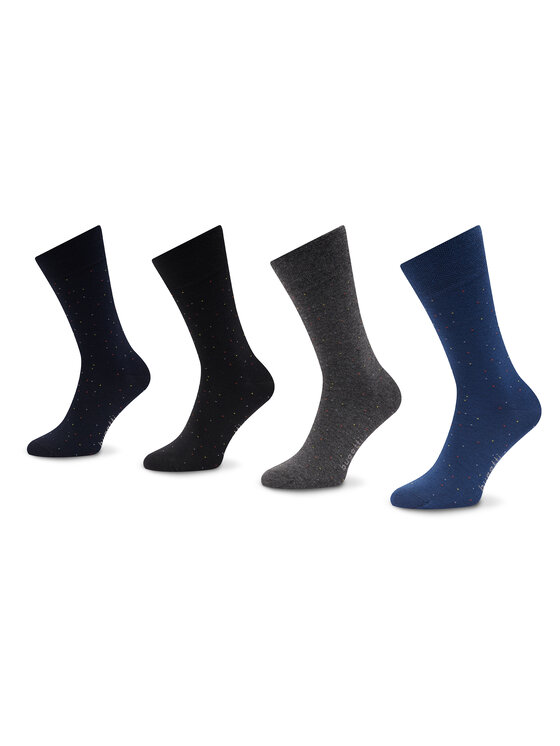 Set di 4 paia di calzini lunghi da uomo Bugatti