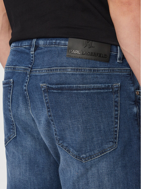 KARL LAGERFELD KARL LAGERFELD Дънкови шорти 265590 562843 Син Regular Fit