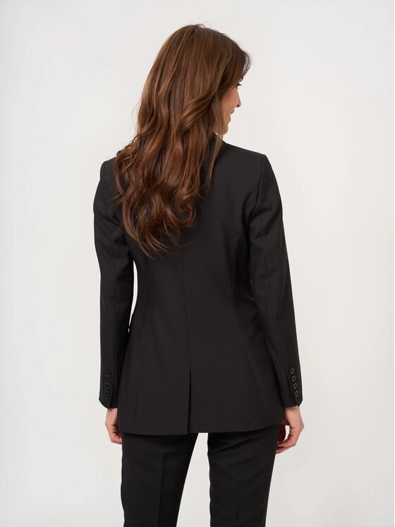 Willsoor Willsoor Marynarka 68307 Czarny Slim Fit