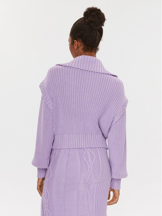 Maglione Donna Trecce Viola - Velvet Snack