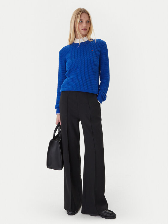 Tommy Hilfiger Tommy Hilfiger Светр Fine WW0WW44993 Голубий Regular Fit