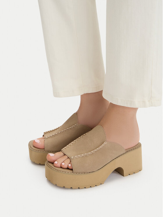 JENNY JENNY Klapki CEO-LB-G9338A Beżowy