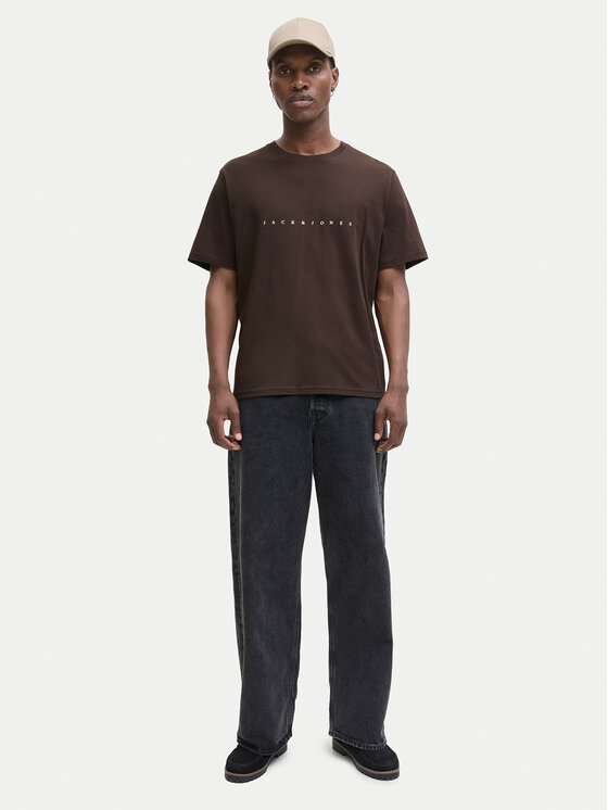 Jack&Jones Jack&Jones Футболка Star 12234746 Коричневий Relaxed Fit