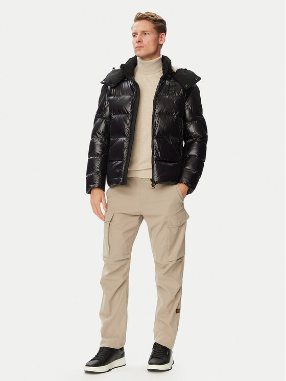 Blauer Blauer Žieminė striukė Kiernan 26WBLUC02352 Juoda Regular Fit