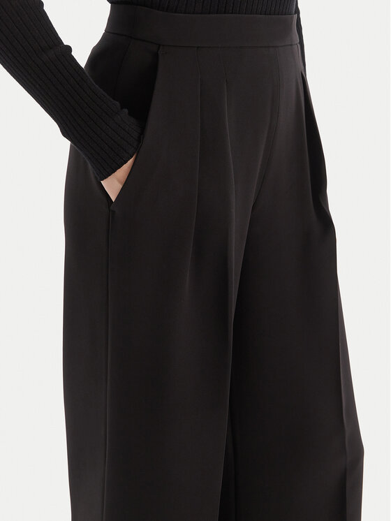 TWINSET TWINSET Palazzo kelnės 252TT2401 Juoda Wide Leg