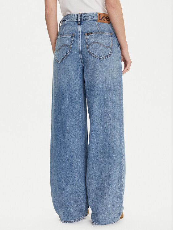 Lee Lee Jeansy Stella 112346641 Modrá Wide Leg
