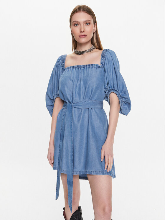 PINKO Pinko Kleid für den Alltag 100808 A0G5 Blau Regular Fit