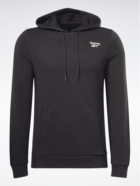 Reebok Reebok Džemperis Identity Logo HA9273 Juoda Regular Fit