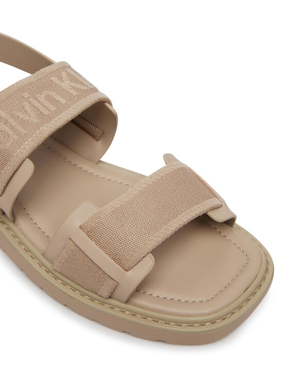 Calvin Klein Calvin Klein Sandały Sq Molded Sandal Webb HW0HW02872 Beżowy