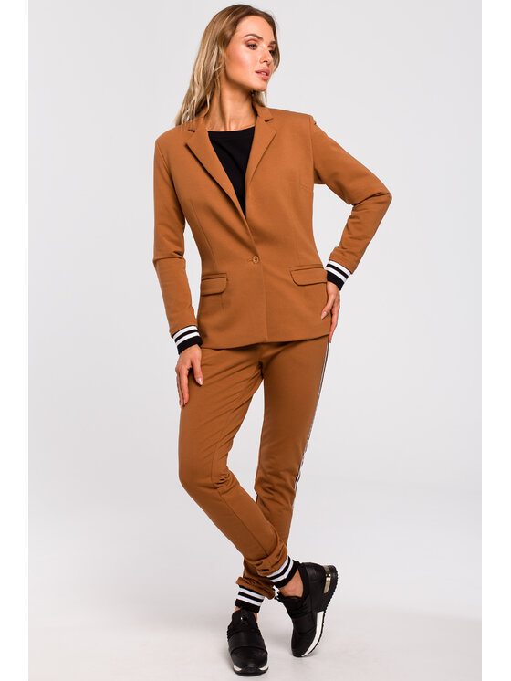 Made of Emotion Made of Emotion Giacca da abito M459 Marrone Active Fit