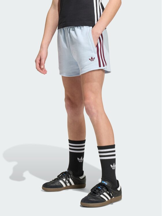 adidas adidas Szorty materiałowe 159067 Błękitny Loose Fit