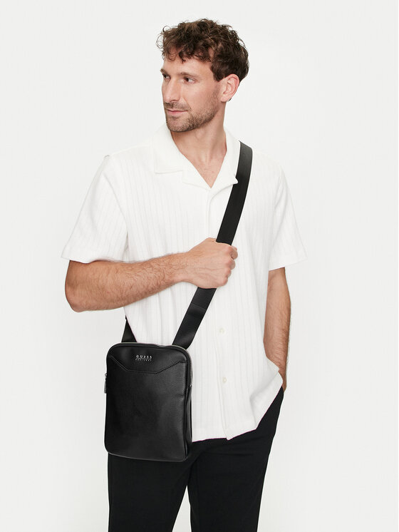Guess Guess Τσαντάκι Mestre HMMETU P4223 Μαύρο