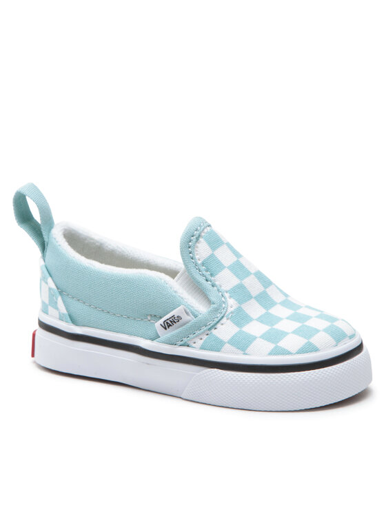 Teal slip hot sale on vans