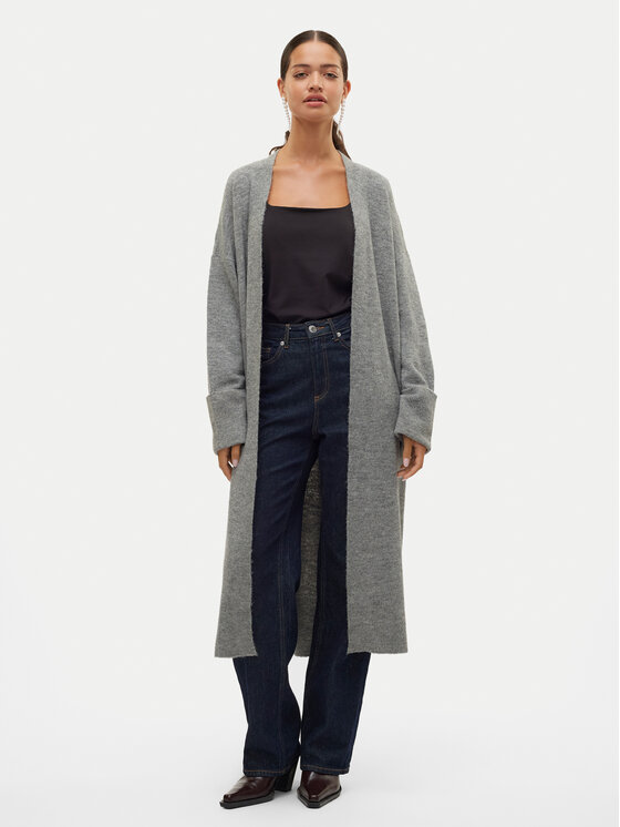 Vero Moda Vero Moda Pletena jopica Jupiter 10309608 Siva Relaxed Fit