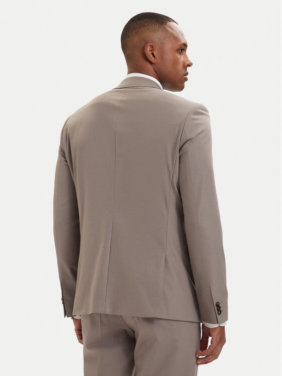 HUGO HUGO Abito completo Arti-Hesten 50544524 Marrone chiaro Extra Slim Fit