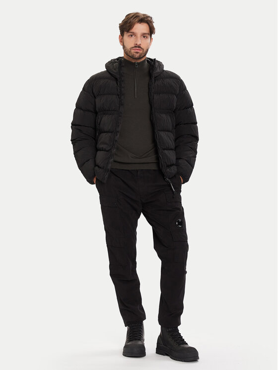 C.P. Company C.P. Company Pehelykabát 19CMOW011A005904G Fekete Regular Fit