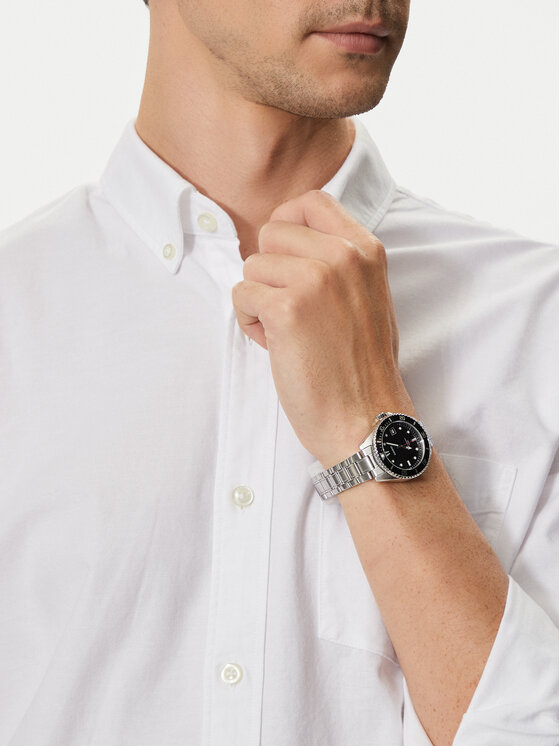 Casio Casio Zegarek MDV-10D-1A1VEF Srebrny