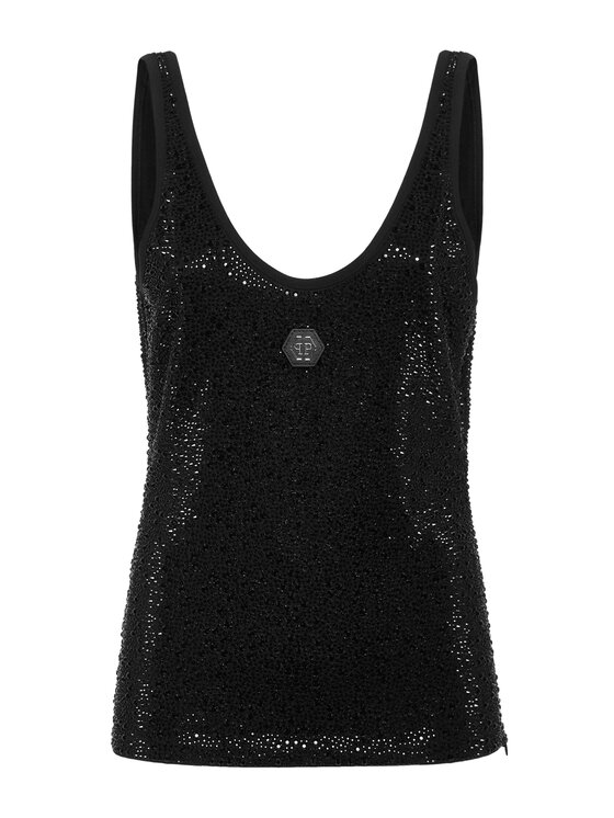 PHILIPP PLEIN PHILIPP PLEIN Tank top 26497 Czarny