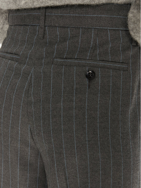 MAX&Co. MAX&Co. Spodnie materiałowe 2426136064200 Szary Regular Fit