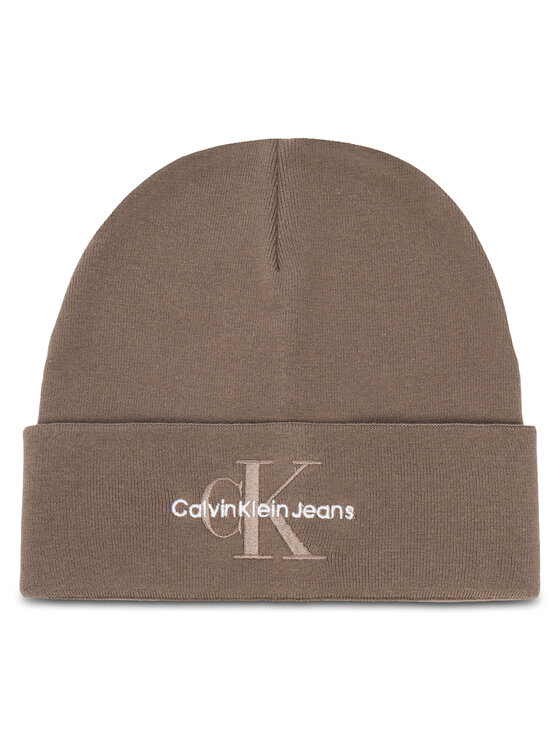 Calvin Klein Calvin Klein Berretto Mono Logo Embro K50K512460 Marrone