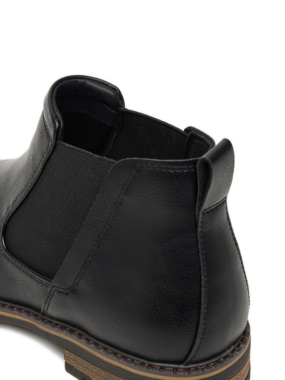 Lanetti Lanetti Klassische Stiefeletten CEO-1897 124AM Schwarz