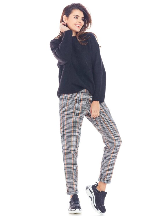 Awama Awama Dámské kalhoty A365 Tmavomodrá Basic Fit