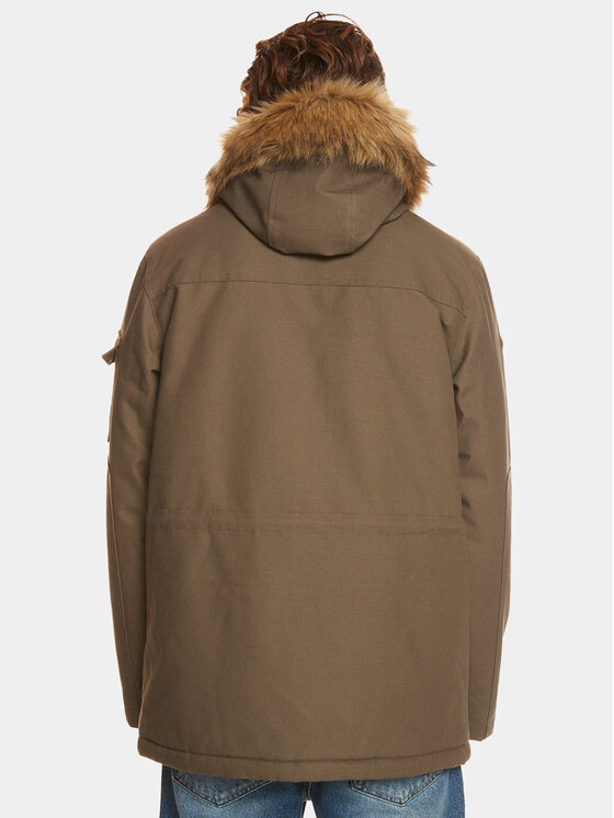 Quiksilver Quiksilver Zimska jakna Long Trip Jckt EQYJK03988 Smeđa Regular Fit